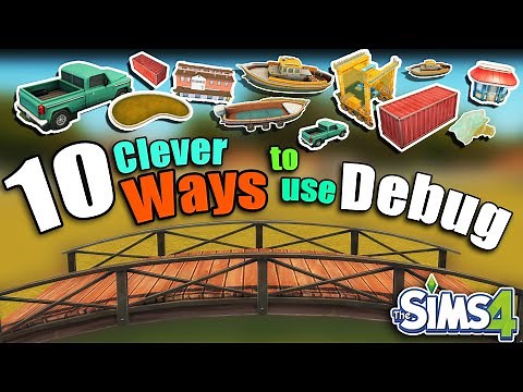 10 CLEVER Sims 4 Debug Menu Hacks You NEED to Know ❗❗❗ #sims4hacks #sims4ideas