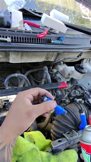 Toyota Corolla injector replacement! #corolla #explore #fyp #shorts