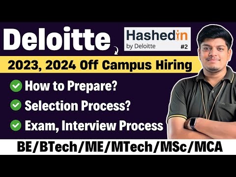 Deloitte (Hashedin) 2023, 2024 BATCH Hiring | Exam, Interview Process | How to Prepare? | PART-2