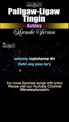 Paligaw-Ligaw Tingin - Ashley - Karaoke Teaser #paligawligawtingin #karaoke #karaokesongs #opm