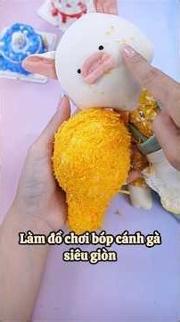 Making a Super Crispy Fried Chicken Squeeze Toy - DIY with Fabric Plushies by May's Grocery Store