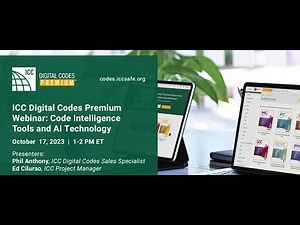 Webinar: New Code Intelligence Tools Added to ICC Digital Codes Premium
