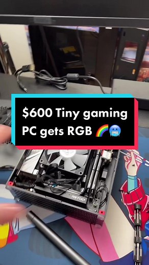 This turned out so perfect! 💨 Not sponsored btw #sffpc #tech #techtok #pc #gaming #fyp