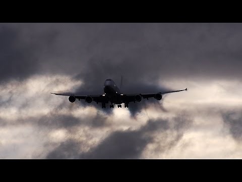 2.8million!! replays! Amazing Wingtip vortex landing video @NCA B747-8F @ Narita Airport RWY34L