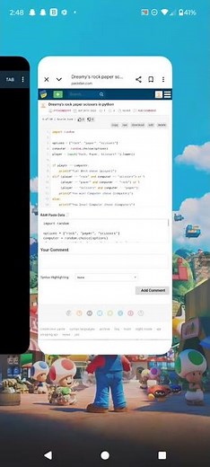 how to make rock paper scissors in python 2025