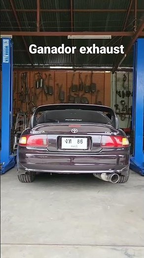 Celica 3sGE BEAMS Red top with (headers + mid pipe + and Ganador muffler)