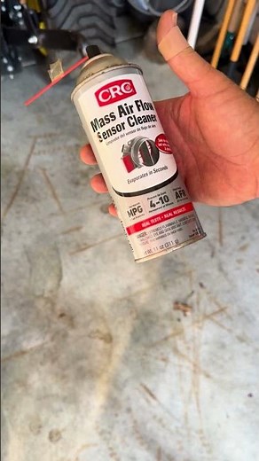 Mass Air Flow Sensor Cleaner #mafsensor #automobile #mechanic