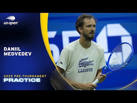 LIVE | Daniil Medvedev | Practice Session | 2025 US Open