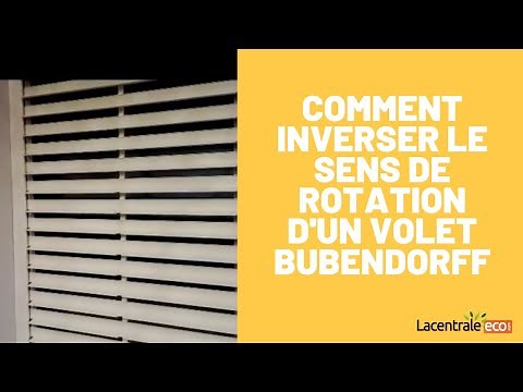 Inverser le sens de rotation d'un moteur Bubendorff- lacentrale-eco