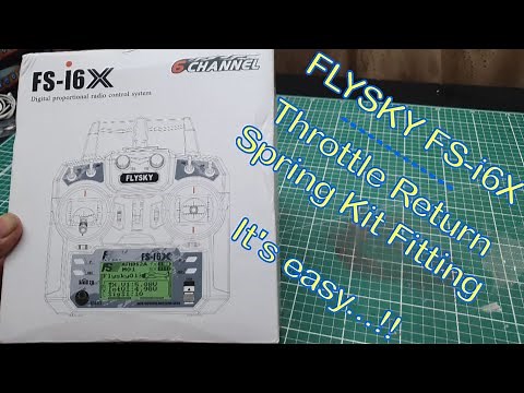 Flysky FS-i6X Throttle Return Spring Kit Fitting
