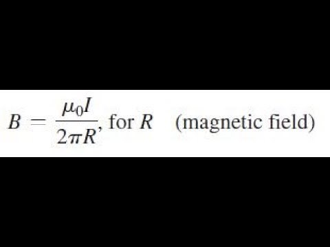 B = u0I/(2pi*R), for R (magnetic field) solve for the indicated letter.