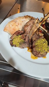 Pistachio crusted lamb chops. Make it special tonight. #datenight #columbusohio #cbustoday #eatgood #cheflife | Valters at the Maennerchor