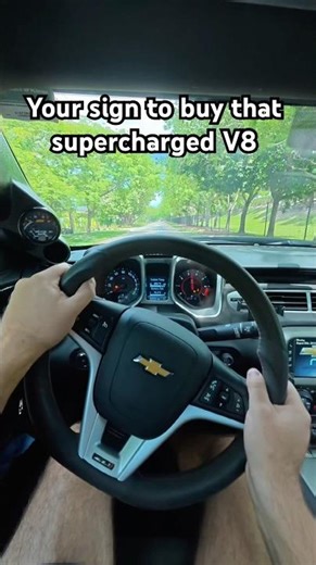 your sign to buy a supercharged V8... #zl1