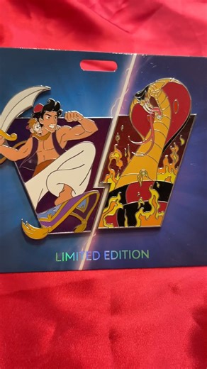 WDI Heroes Vs Villains D23 Expo 2024 Aladdin And Jafar Set LE 400 #shorts #disneypins #wdi #d23expo