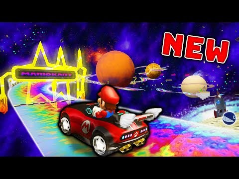 They REMADE the BEST Rainbow Road? - NEW Mario Kart Wii Custom Tracks