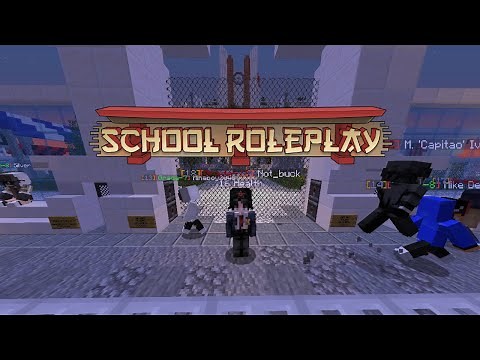 Minecraft: School RP server LIVE!!!! (server IP in description)