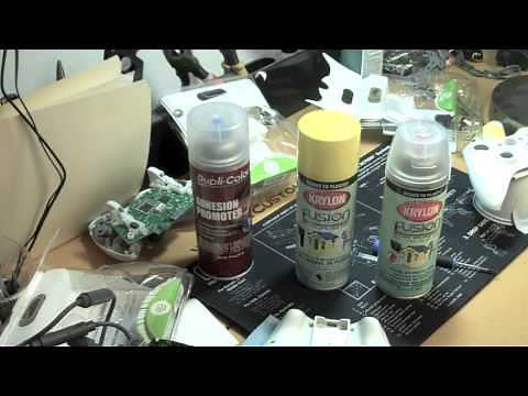 How to Paint an Xbox 360 Controller with Krylon Fusion Paint - By MyCustomXbox