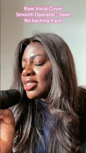 Smooth operator cover no backing track no autotune just #rawvocals #noautotune #sade #singing