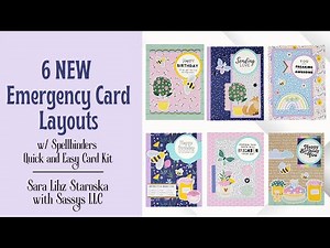 6 Quick and Easy Emergency Cards--5 New Templates