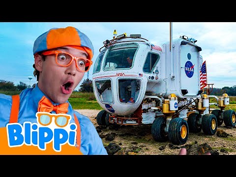 The Car That Went To The Moon! | Blippi Learns | Learn Colors and Science with Blippi!