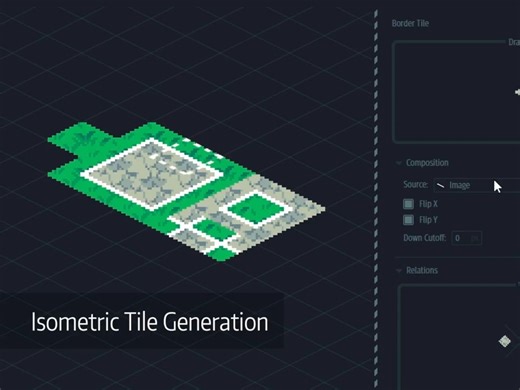 Tilesetter 制作等距瓦片地图(Isometric tilemap)的演示
