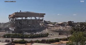 Time-lapse of ARCO/Sleep Train Arena demolition
