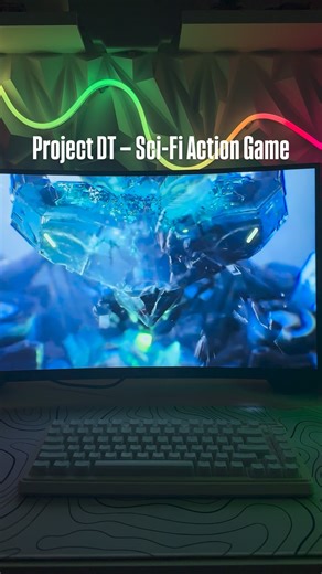 LazyFoxPlays on Instagram: "Project DT — High-Speed Sci-Fi Action Game Project DT is an upcoming science-fiction action title being developed by Chinese studio Digital Sky. It’s positioned as a fast-paced action game with mecha elements and combat focus. ￼ Key points: • 🚀 Genre: Sci-fi action / high-speed combat (character action vibes) ￼ • 👩‍🎤 Protagonist: Features a female lead character facing off against giant robots in dynamic battles. ￼ • 🤖 Style: Fast melee and ranged combat with mech
