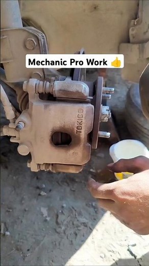 Easy Car Brake Pad Replacement#shorts