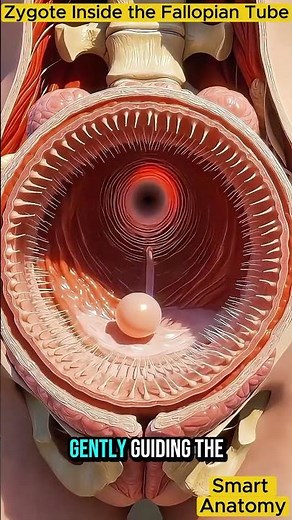 Inside the Fallopian Tube: Zygote’s Journey to the Uterus 🤯
