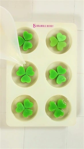DIY Lucky Shamrock Soap | Melt and Pour