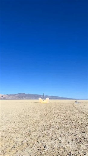 IntelligenceGo | Watch as the P to O two-stage rocket launches from the Black Rock Desert, reaching an impressive altitude of 243,000 feet AGL. Captured... | Instagram