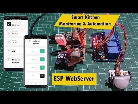 ESP8266 Based Smart Kitchen Automation & Monitoring System || ESP DASH Library