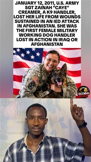 Sgt. Zainah Creamer gave everything protecting her countrydrop a❤ 🇺🇸 #shorts