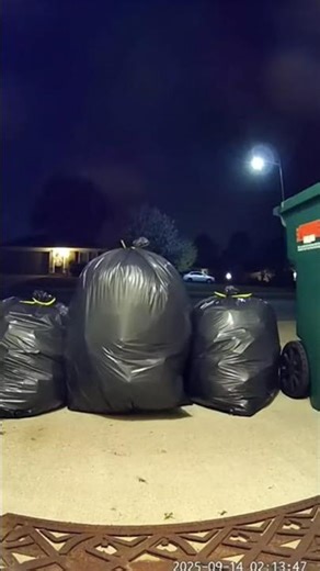 Security Camera Caught a Trash Bag Breathing