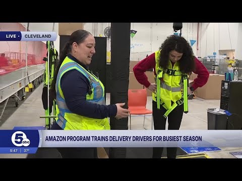 Virtual training for Amazon drivers