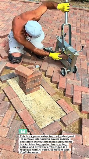 Smart Brick Paver Removal Tool | Watch How Pros Lift Pavers Effortlessly