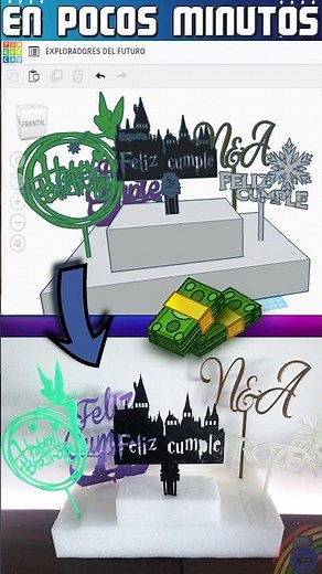 Crea diseños 3D para imprimir y Gana Dinero 👉 Tutorial Tinkercad desde Cero #shorts #impresion3d