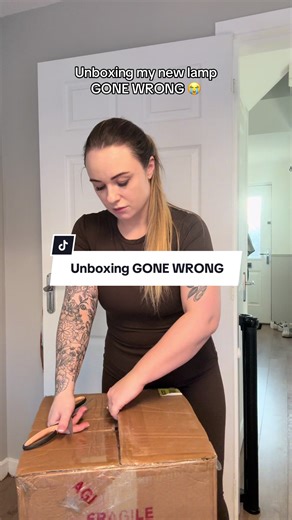 Unboxing My New Lamp Turns into a Disaster
