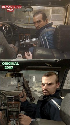 MW Imran Zakhaev car Scene remastered vs Original Graphics