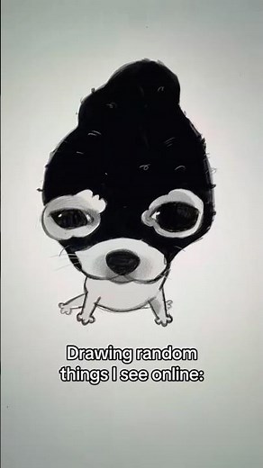 Drawing random things I see online:
