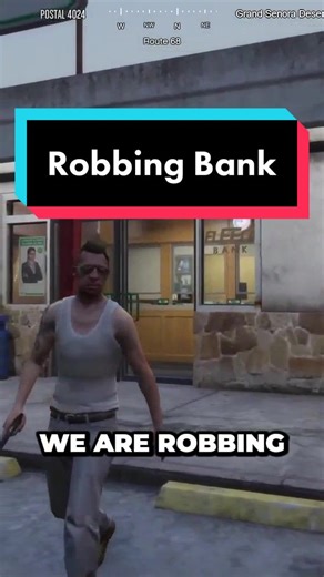 Robbing a bank in GTA 5 RP! #gta #gta5 #gtarp #gta5rp #fivem #strawberry