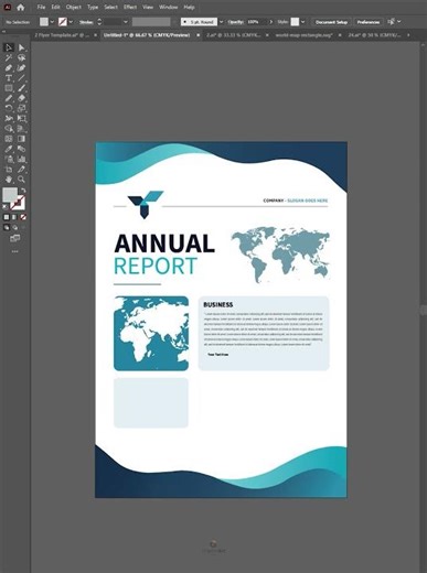 How to Design a Professional Annual Report | Modern Corporate Layout Tutorial #annual #report