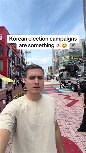 Elections in Korea are a bit different… 😅 #korea #seoul #southkorea | korean