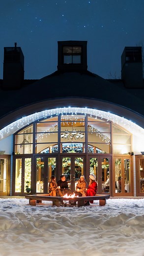 Just a two minute shuttle ride from the hotel, discover one of Whistler’s best kept gems, The Chalet. Indulge in a magical winter dining experience featuring European-inspired alpine cuisine set under twinkling lights and a crackling fire. #FairmontHotels #StayIconic #WeAreWhistler | Fairmont Chateau Whistler
