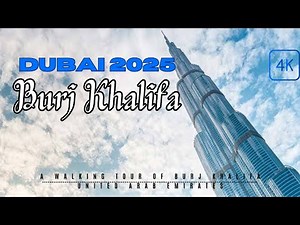 [4k]Burj Khalifa | 124th Floor Observation Deck | At The Top | Dubai Mall | Walking Tour Dubai |