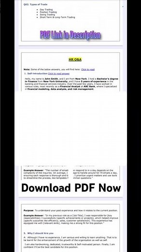 Citco Interview Questions and Answers PDF #Citco #shorts #CitcoPdf