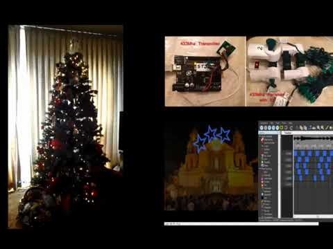 Remote Power Outlet. Lighting display synchronized to music.