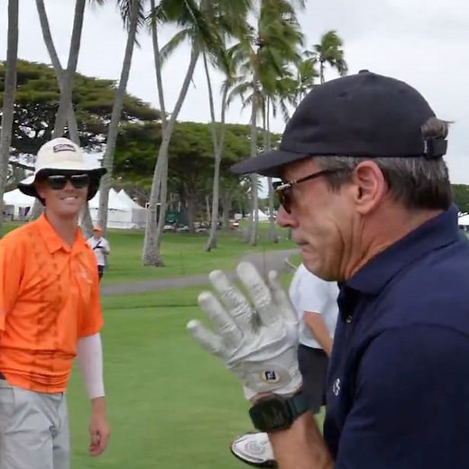 Jon Hamm destroys drive at Sony Open pro-am, has even better reaction