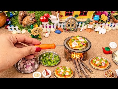 Miniature Pizza Recipe | Real Miniature Cooking | Easy Pizza Recipe | Homemade Pizza Sauce |