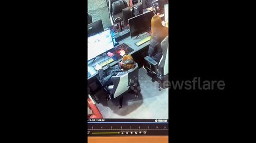 Girl shuts down gamer's PC TWICE in hilarious internet cafe mix-up